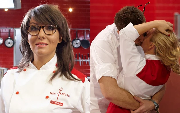 Wyreżyserowany pocałunek Modesta Amaro z żoną