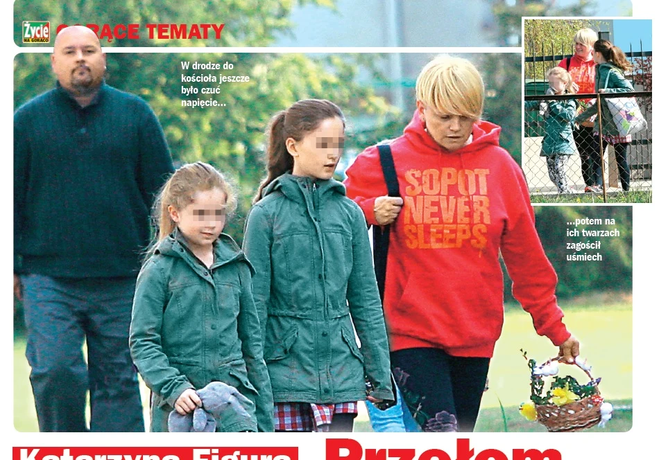 Kasia z Kaiem i córkami