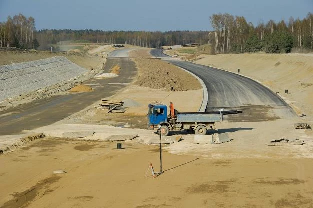 Budowa A4 na odcinku Tarnów - Dębica. Stan z początku kwietnia / Fot: Tadeusz Koniarz