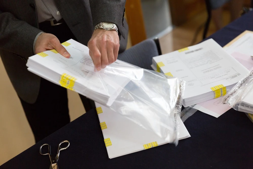 Egzamin z języka polskiego w XIII LO w Szczecinie.