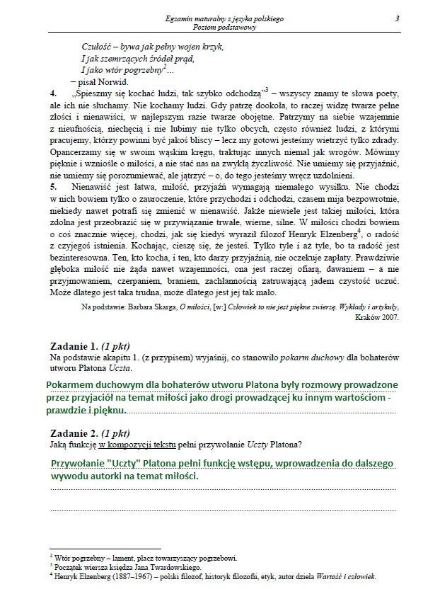 Matura 2014: Język polski. Arkusze i rozwiązania