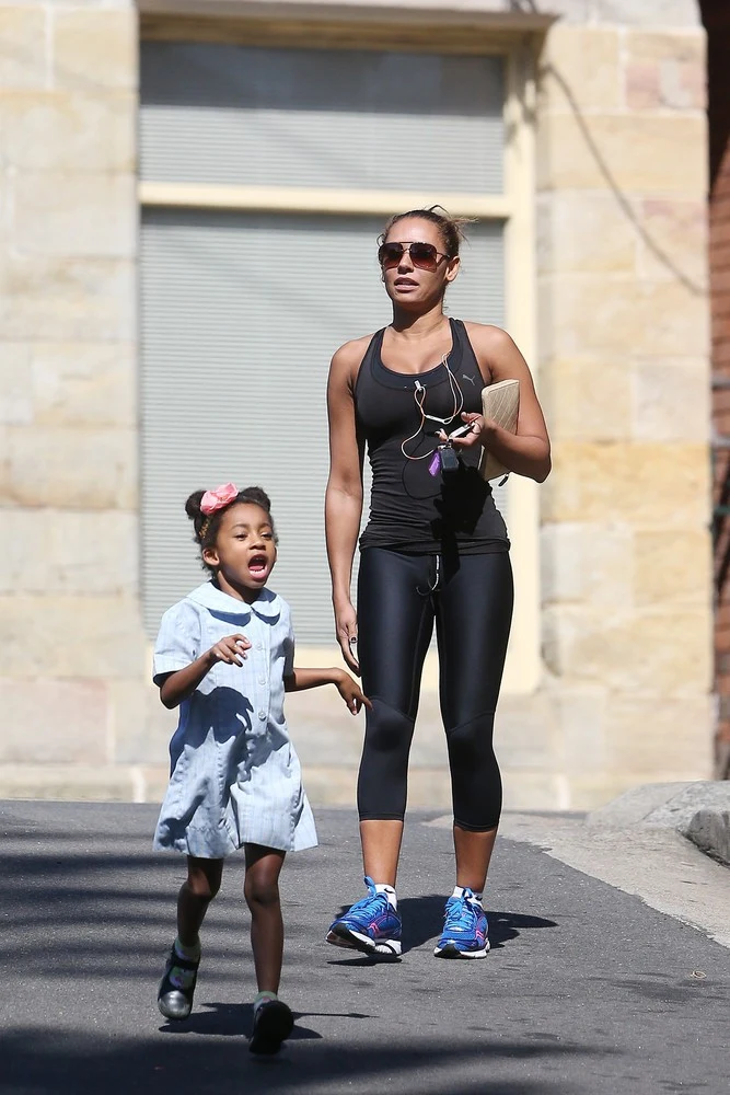 Mel B z córeczką Mel B z córeczką