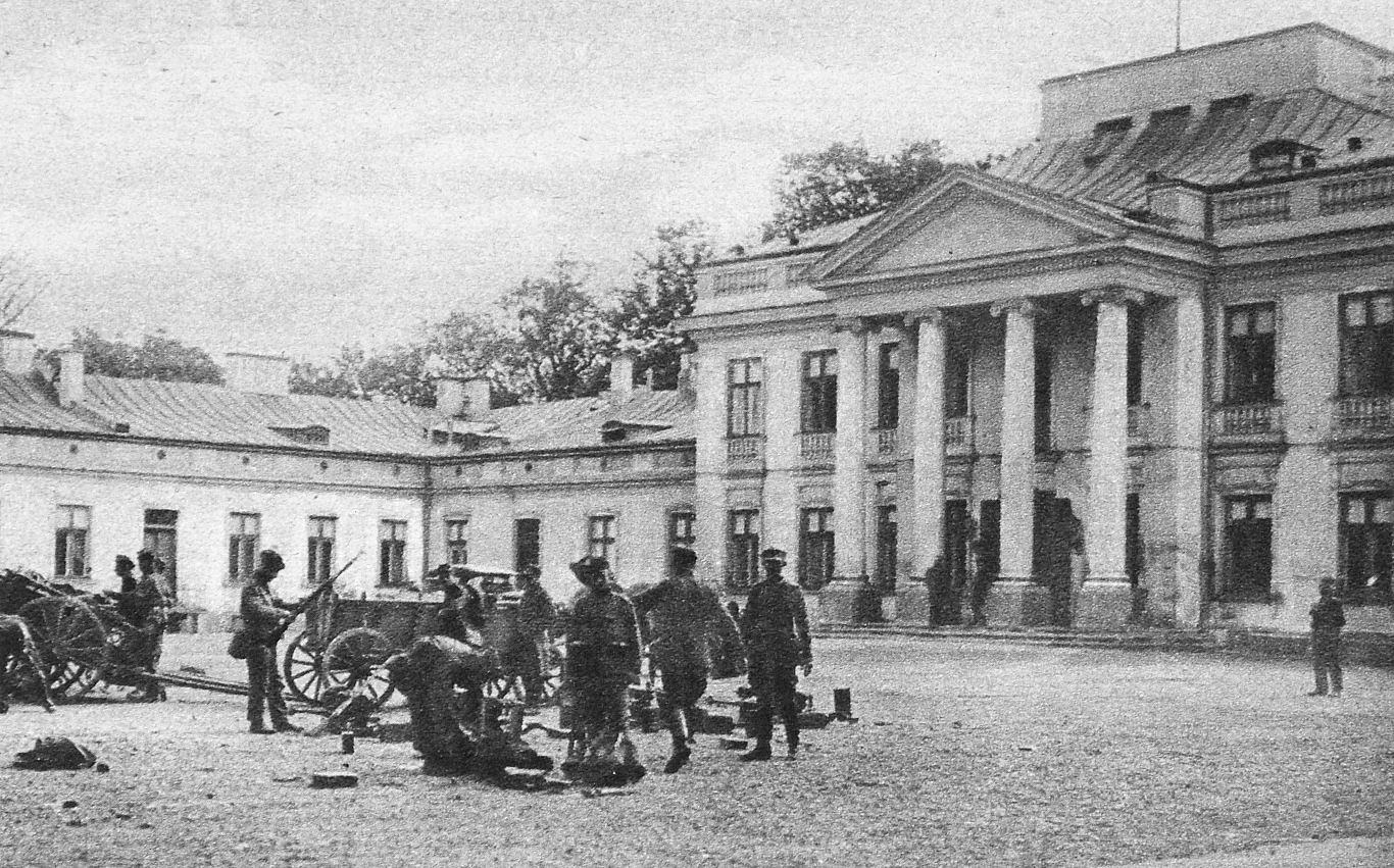 Belweder opanowany. Zbieranie broni i amunicji; Tygodnik "Światowid" Belweder opanowany. Zbieranie broni i amunicji; Tygodnik "Światowid"