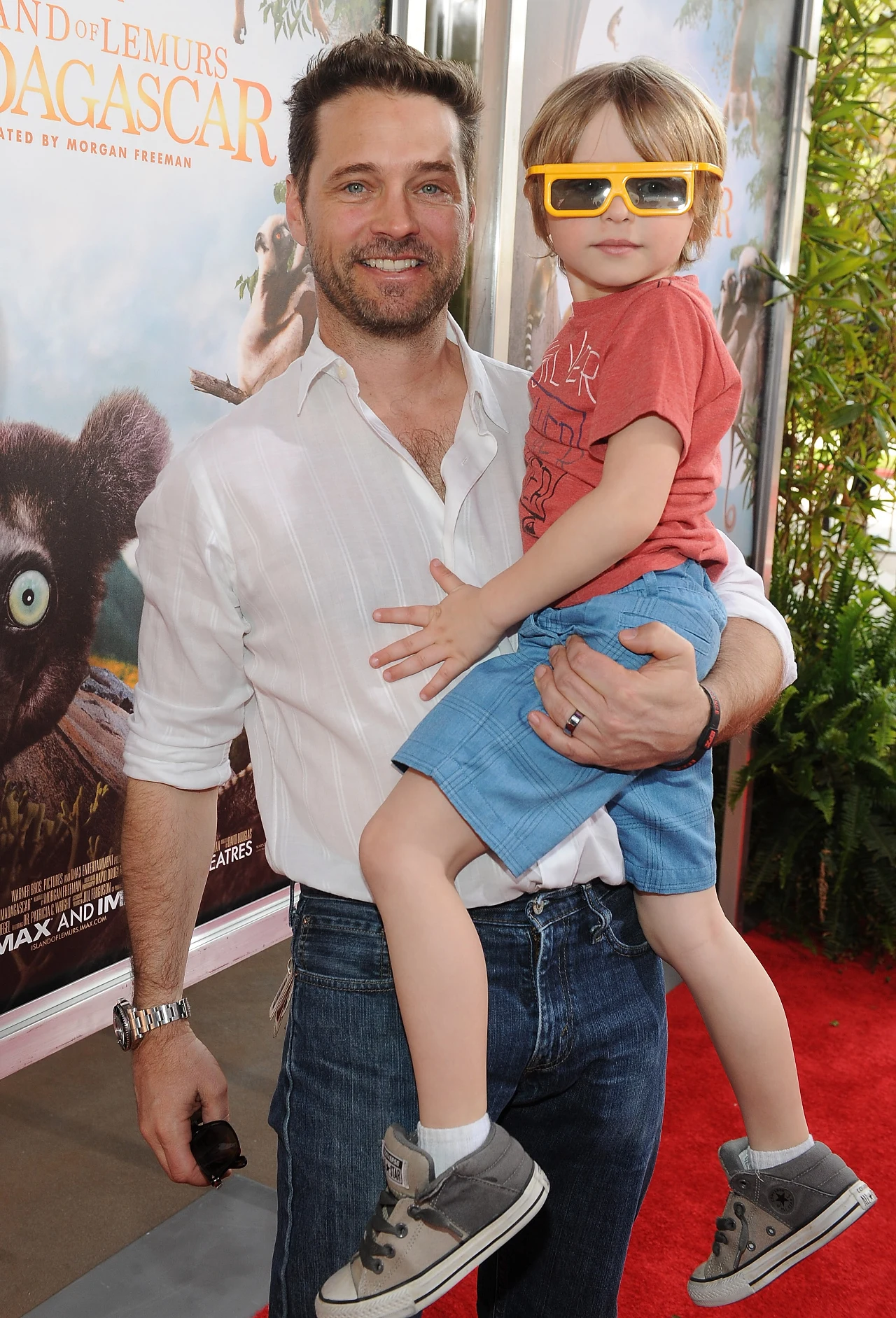 Jason Priestley z synkiem Jason Priestley z synkiem