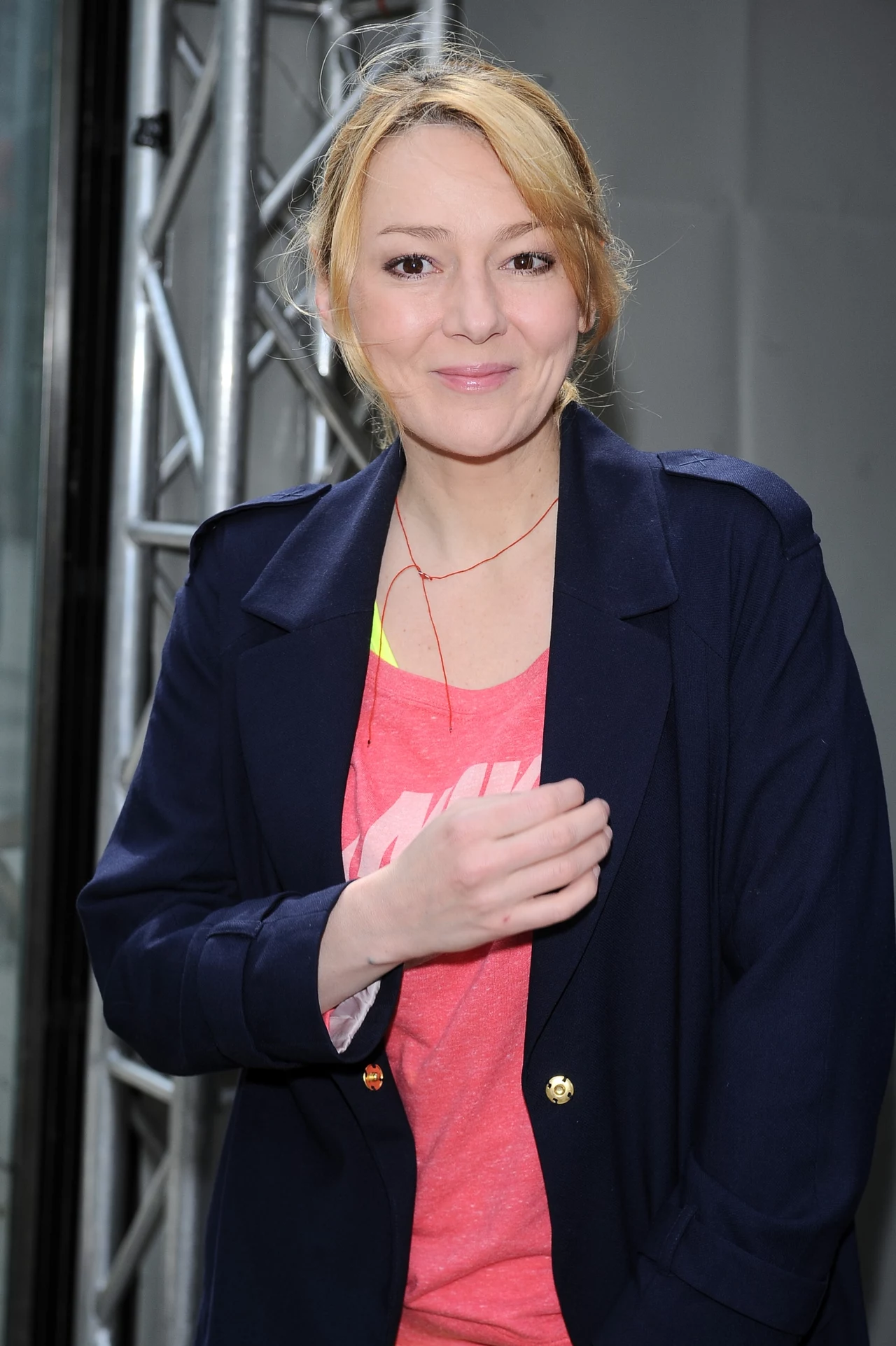 Katarzyna Kwiatkowska podczas akcji wspierającej chorych na nadciśnienie płucne. Katarzyna Kwiatkowska podczas akcji wspierającej chorych na nadciśnienie płucne.