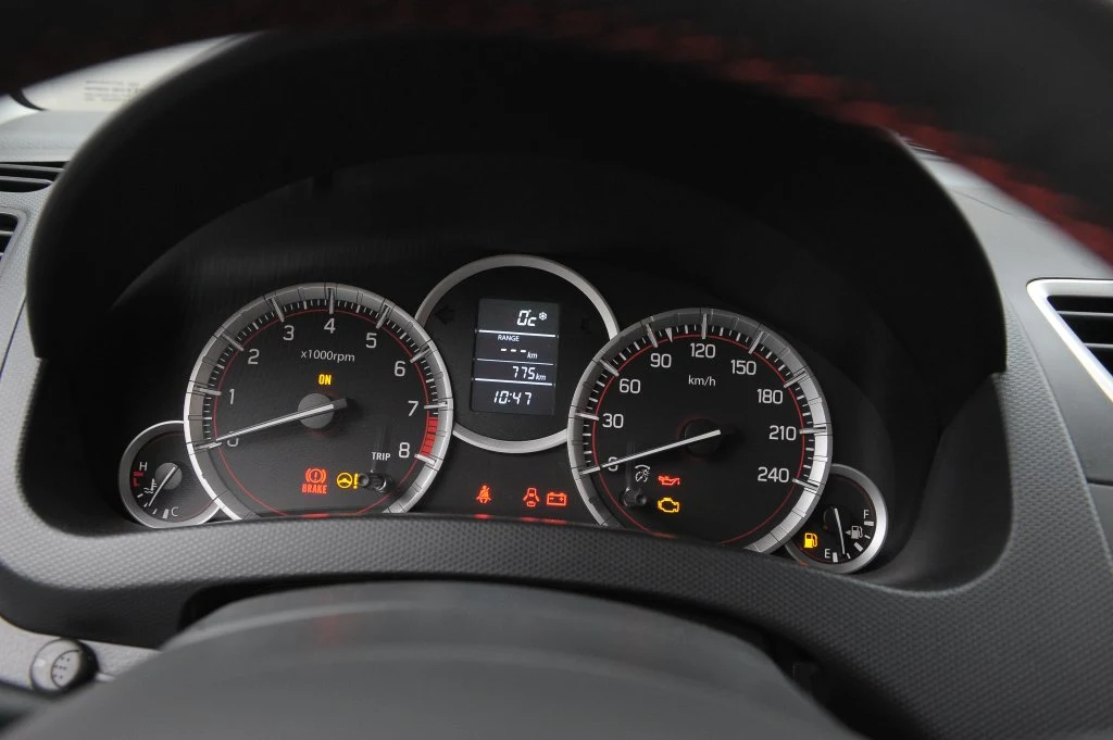 Zestaw wskaźników jest kompletny, a przy tym wygląda ładnie i jest bardzo czytelny.