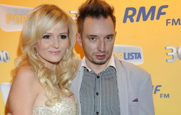 Adam Konkol z żoną