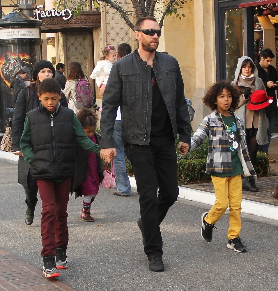 Martin Kristen z dziećmi Heidi Klum