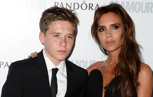 Victoria Beckham z najstarszym synem Victoria Beckham z najstarszym synem
