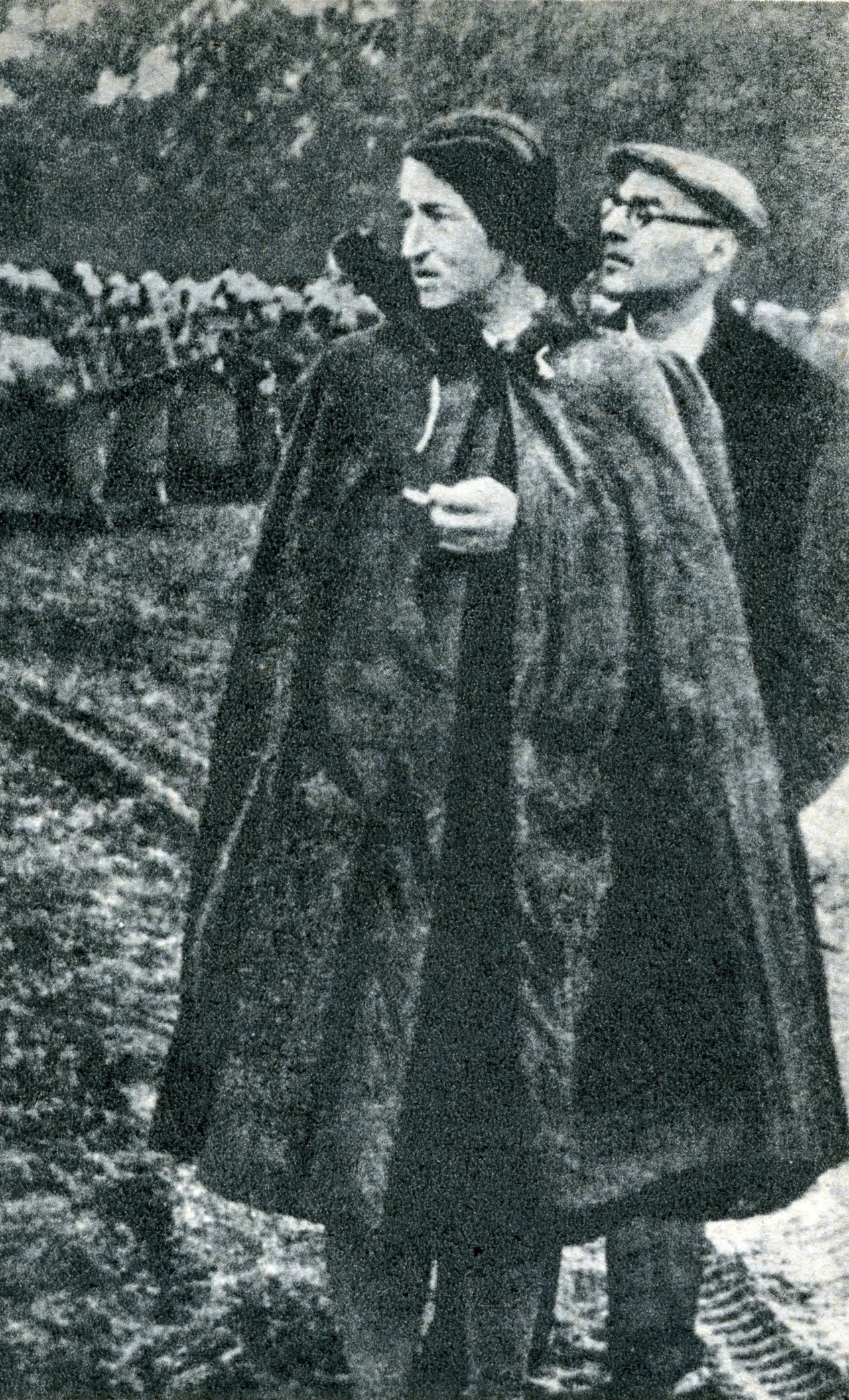Sielce nad Oką, 1943, Wanda Wasilewska i Alfred Lampe na inspekcji 1 Dywizji Piechoty im. Tadeusza Kościuszki Sielce nad Oką, 1943, Wanda Wasilewska i Alfred Lampe na inspekcji 1 Dywizji Piechoty im. Tadeusza Kościuszki