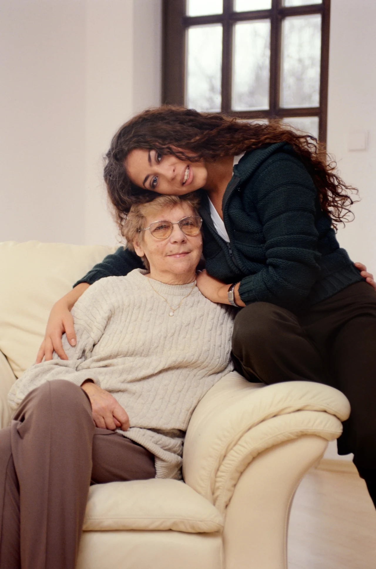 Natalia z babcią Natalia z babcią