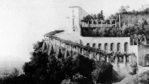 Friedrich Olivier "Willa włoska na zboczu góry"