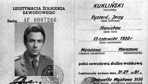 Legitymacja żołnierza zawodowego Ryszarda Kuklińskiego, 1981