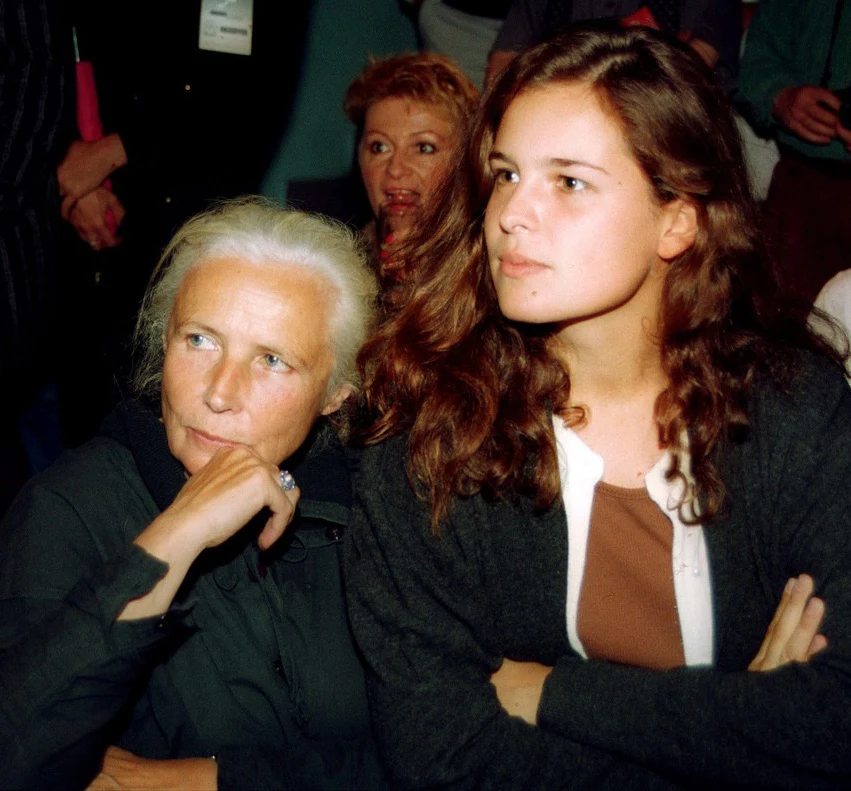 Agnieszka Osiecka z córką Agatą Passent