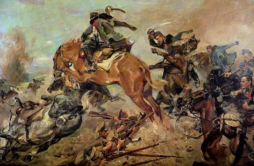 Szarża pod Rokitną widziana oczami Wojciecha Kossaka