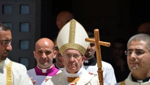 Papież Franciszek podczas wizyty w Izraelu