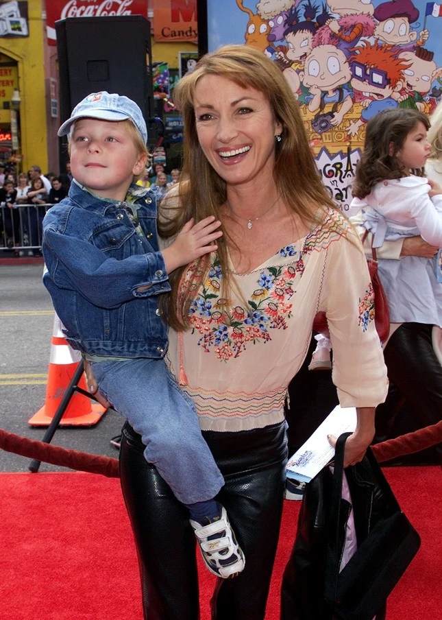 Jane Seymour z synem Jane Seymour z synem