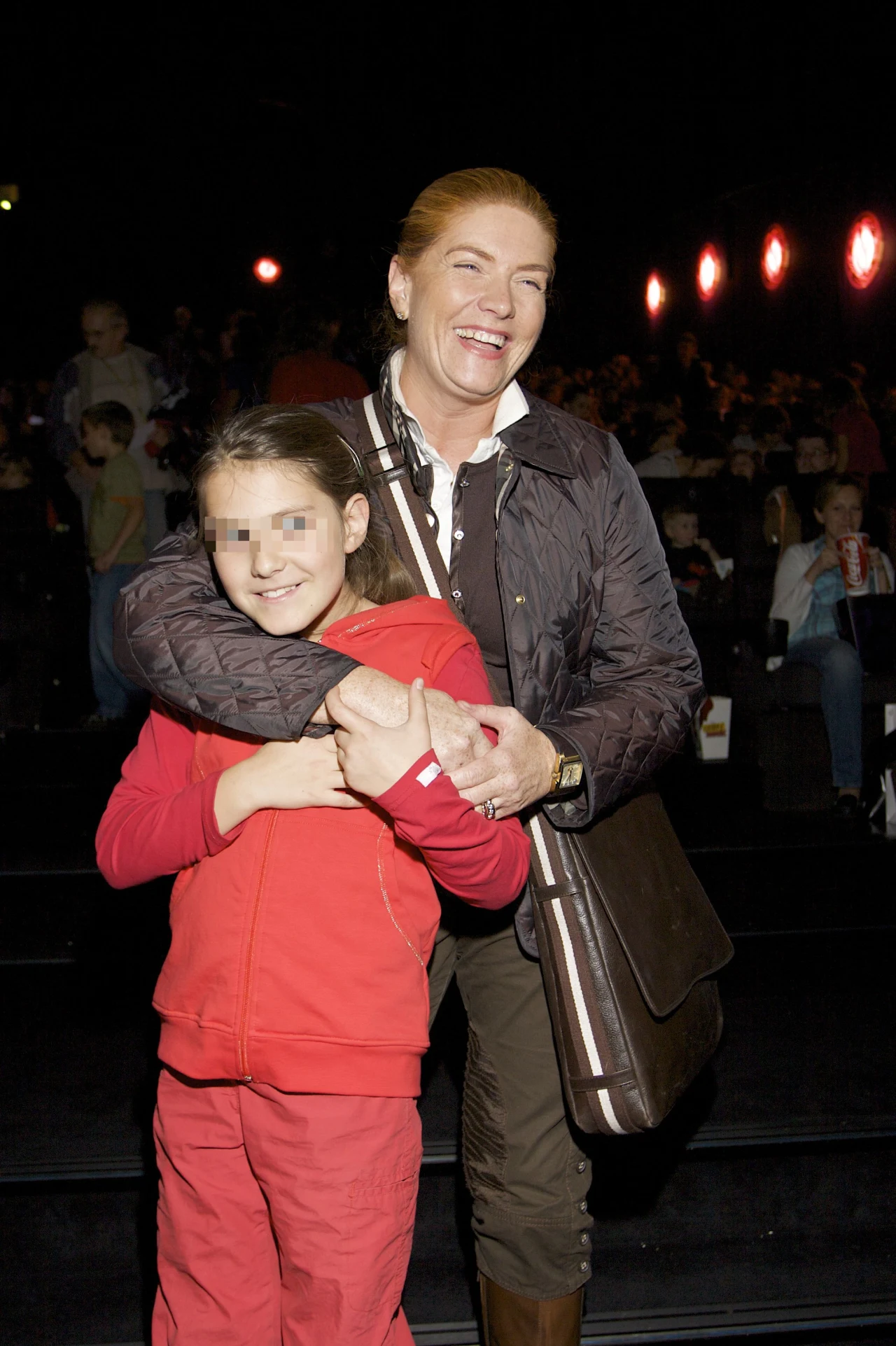 Katarzyna Dowbor z córką Katarzyna Dowbor z córką