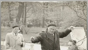 Edward Węglowski "Ostatni Mohikanin" ca. 1950-1969. Fotografia udostępniona w ramach projektu EuropeanaPhotography