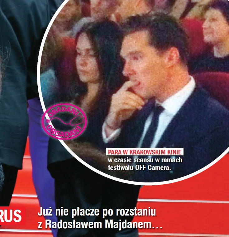 Anna Prus i Benedict Cumberbatch Anna Prus i Benedict Cumberbatch