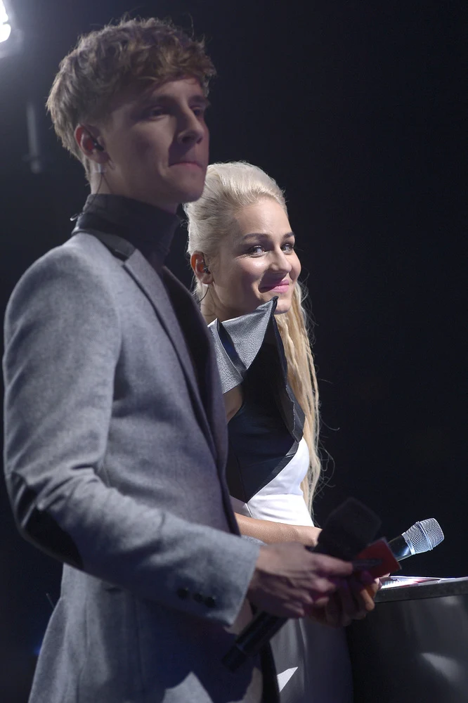 Maciej Musiał z Mariką w "The Voice of Poland"