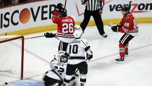 Michal Handzus zapewnił wygraną Blackhawks