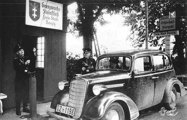 Kolibki. Między Orłowem a Sopotem. Ówczesna granica Rzeczpospolitej i Wolnego Miasta Gdańska.