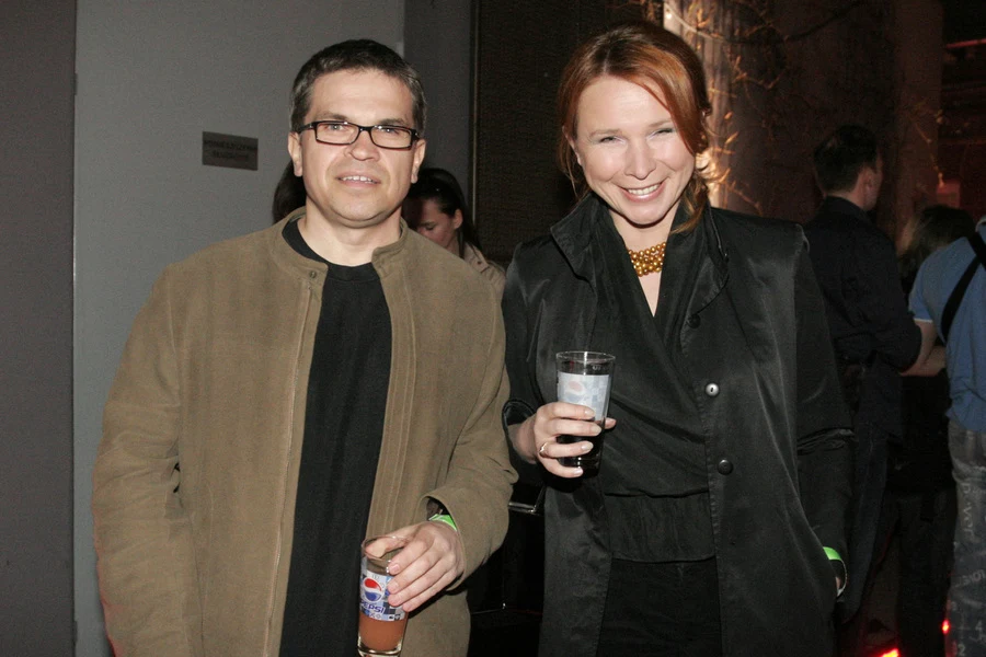 Jarosław z żoną Jarosław z żoną