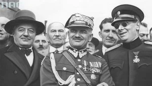 Generał Górecki podczas wizyty w Jugosławii