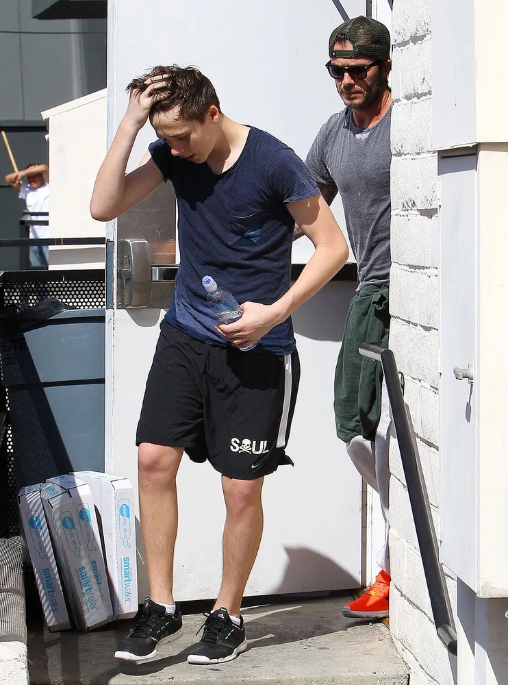 Brooklyn z ojcem Brooklyn z ojcem