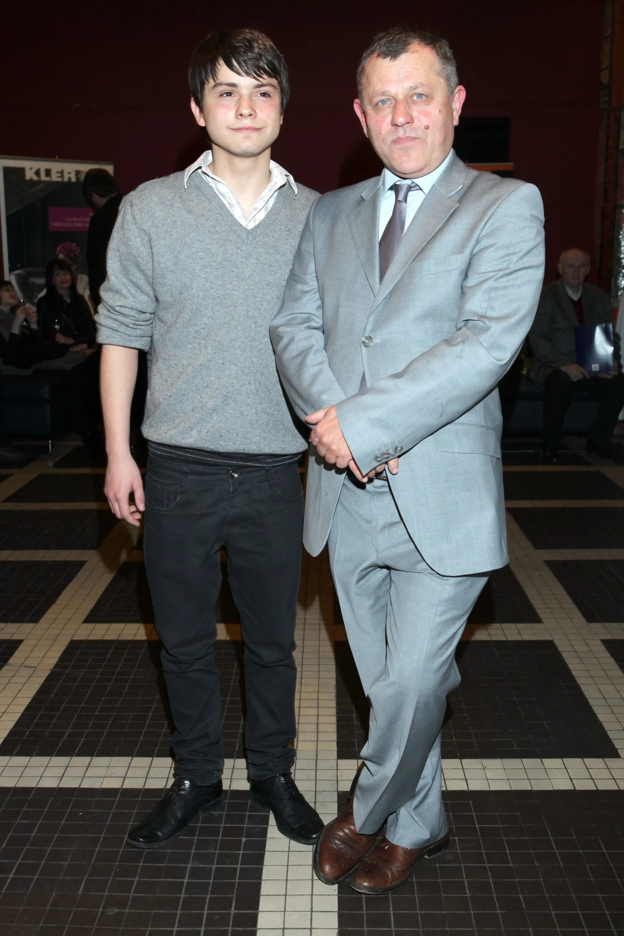 Tadeusz Chudecki z synem