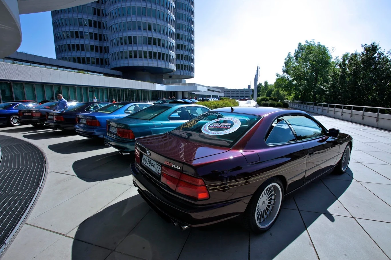 Zlot miłośników BMW serii 8 (E31) w Monachium Zlot miłośników BMW serii 8 (E31) w Monachium