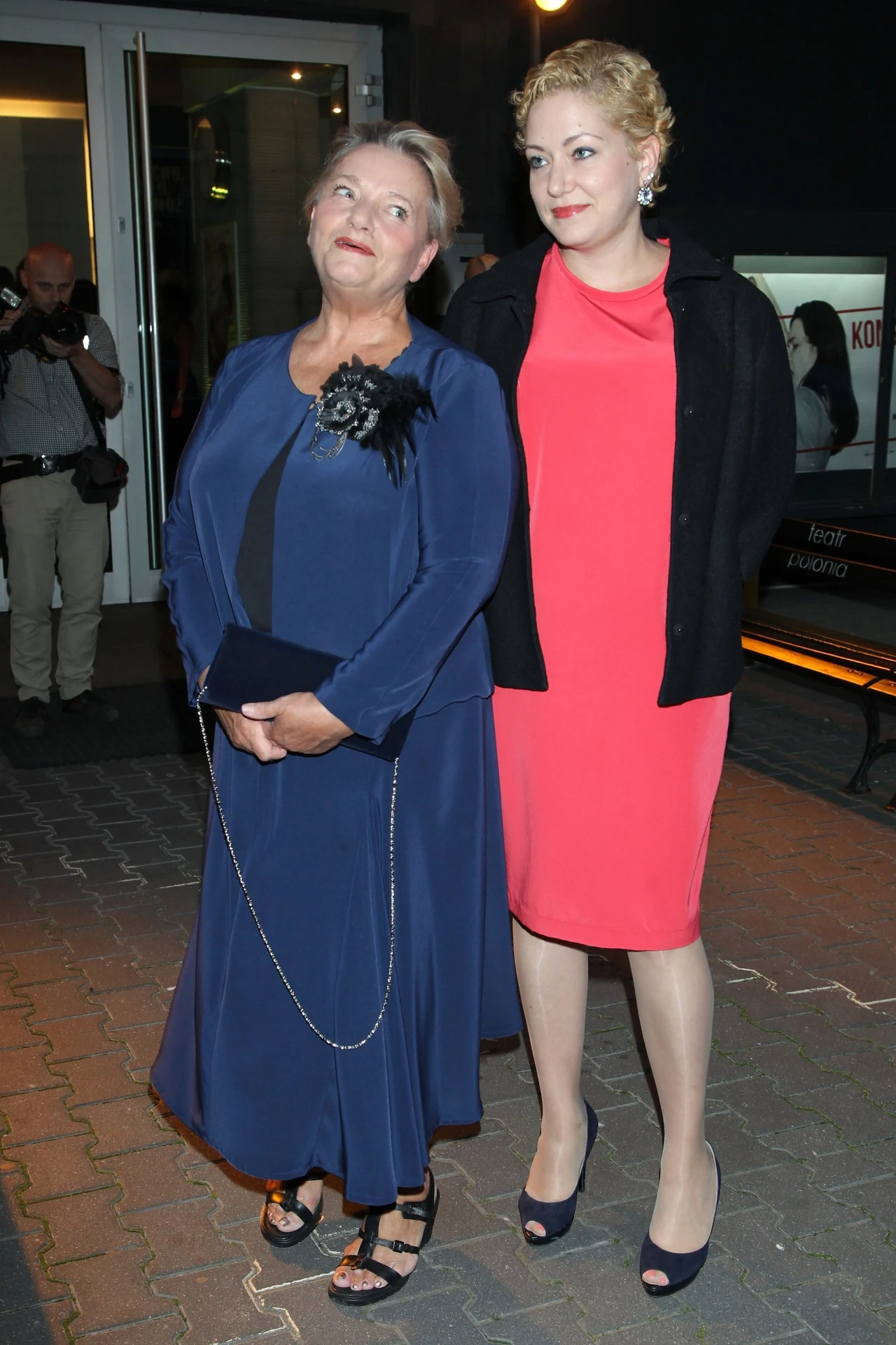 Anna Seniuk z córką Anna Seniuk z córką