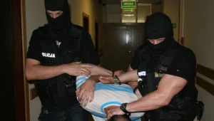 Waldemar L. w trakce zatrzymania  