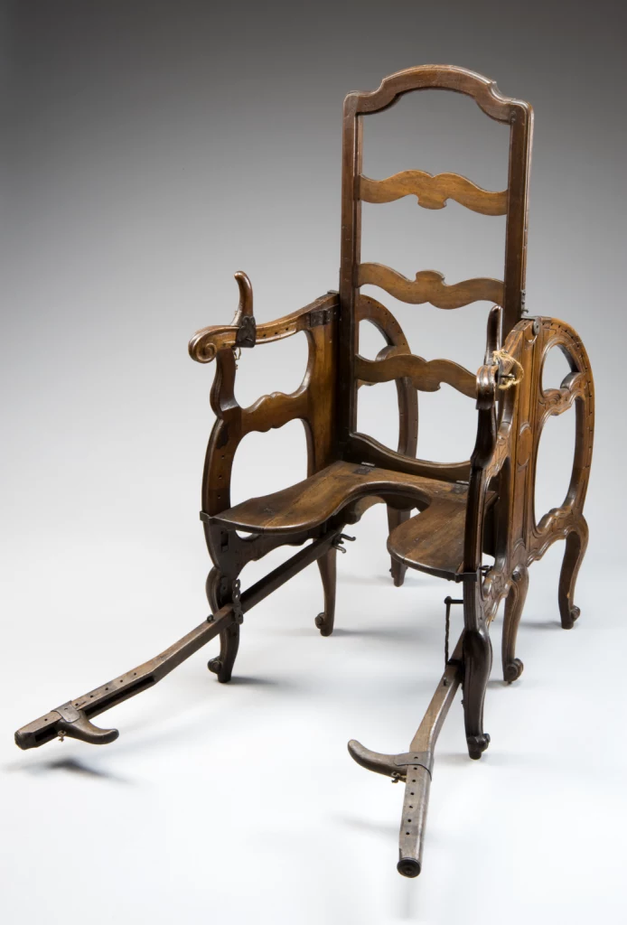 Krzesło do rodzenia, XIX w.