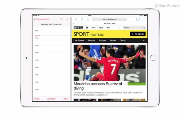 Dwie aplikacje na jednym ekranie - wizualizacja. Fot. Sam Beckett Dwie aplikacje na jednym ekranie - wizualizacja. Fot. Sam Beckett