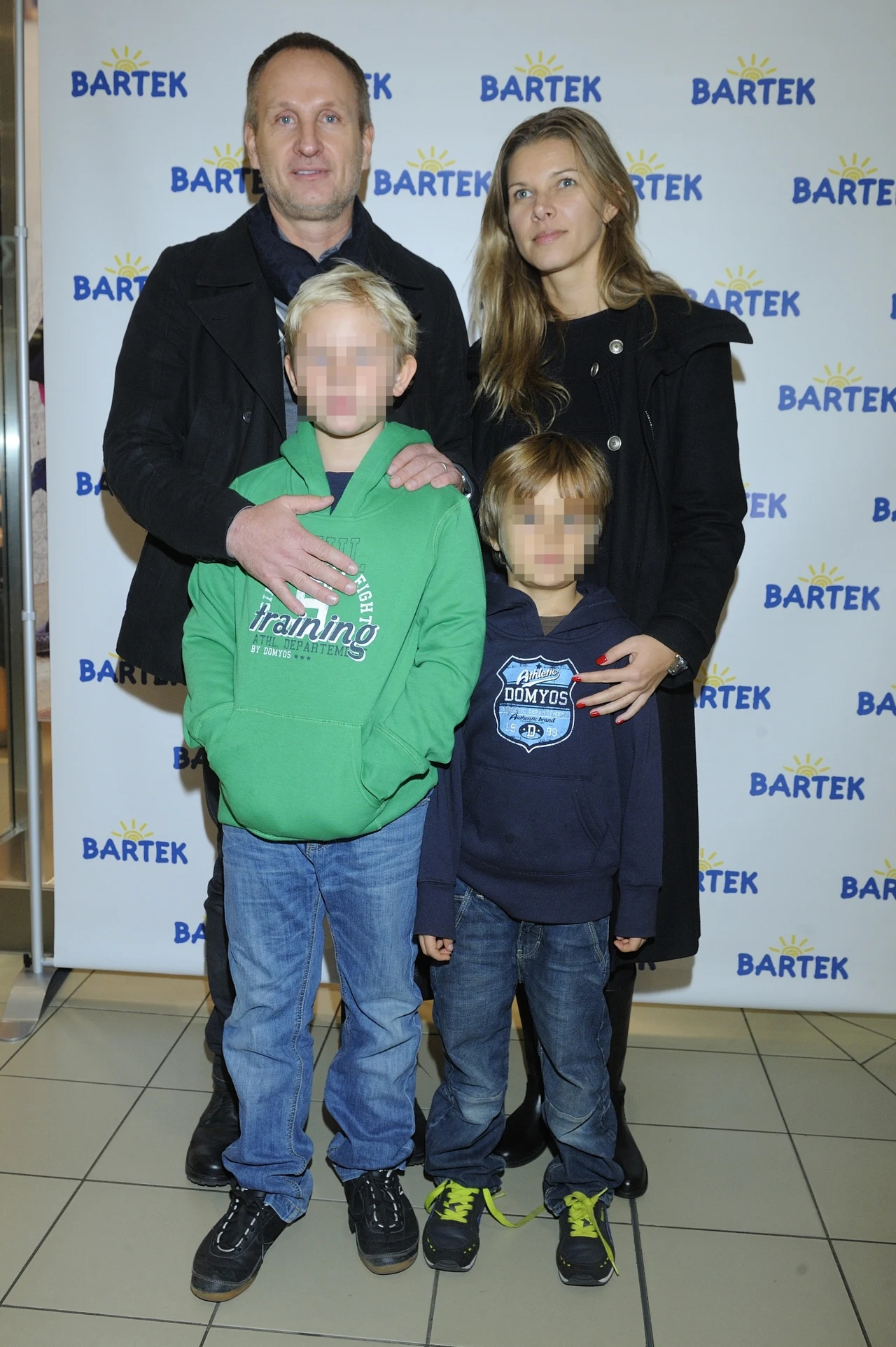 Marek i Agata Kościkiewiczowie z synami Marek i Agata Kościkiewiczowie z synami