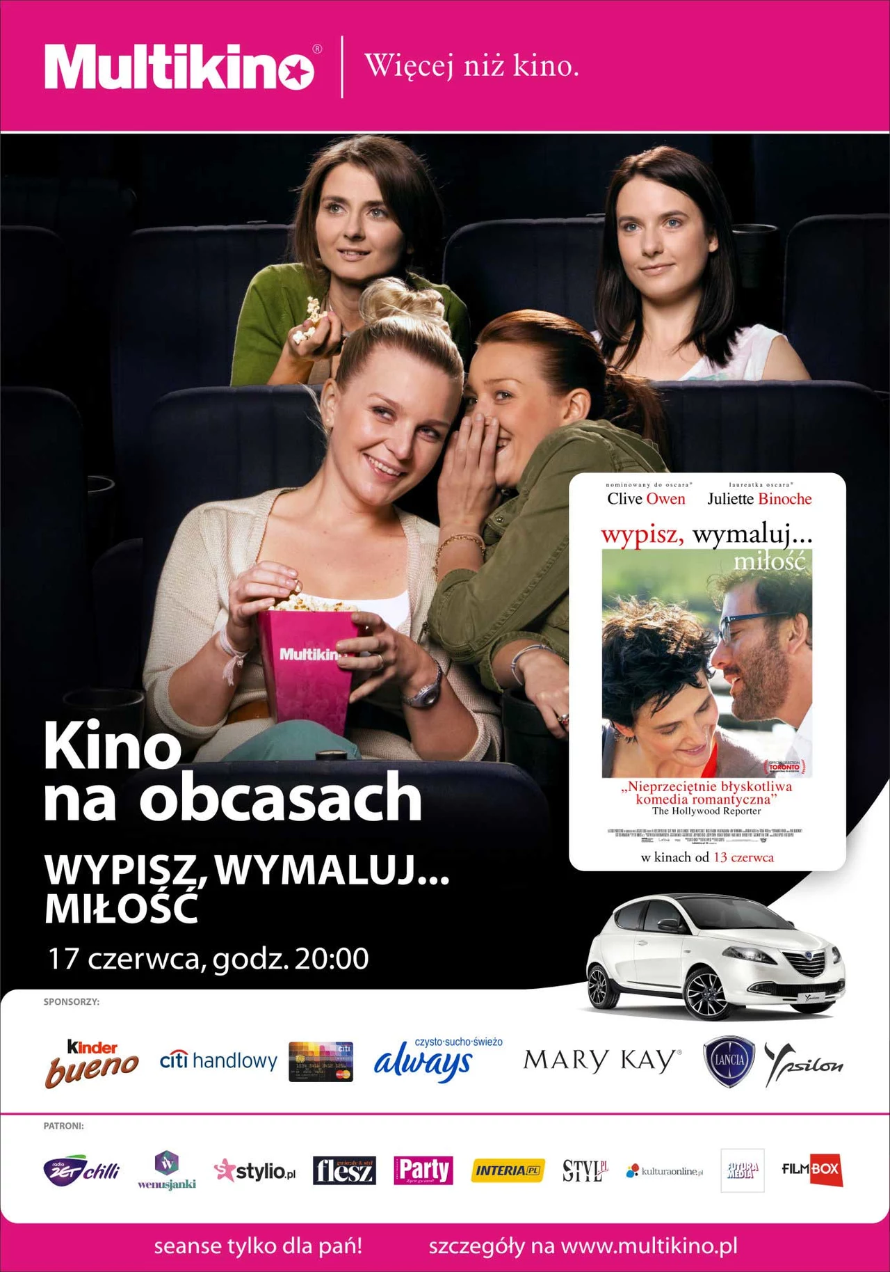 Zapraszamy do Multikina na komedię „Wypisz, wymaluj… miłość” Zapraszamy do Multikina na komedię „Wypisz, wymaluj… miłość”