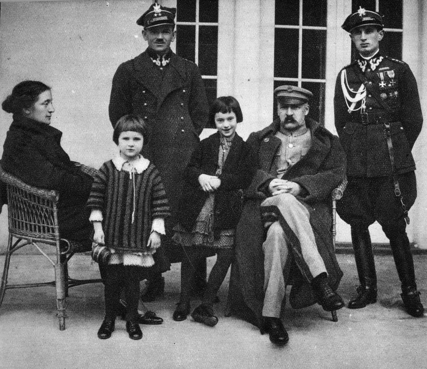 Józef Piłsudski z rodziną, Sulejówek 1925
