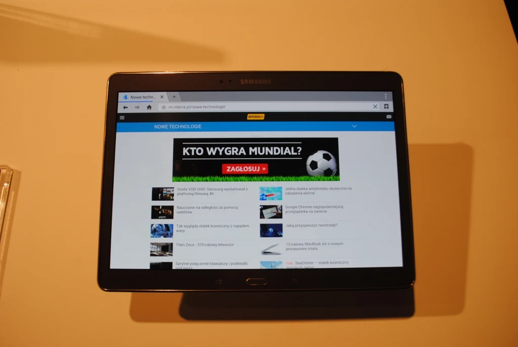 Samsung Galaxy Tab S - pierwsze tablety z ekranami AMOLED Samsung Galaxy Tab S - pierwsze tablety z ekranami AMOLED