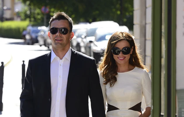 Katarzyna Glinka z mężem