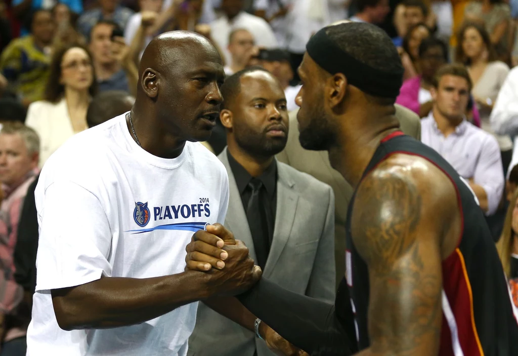 Michael Jordan i LeBron James Michael Jordan i LeBron James