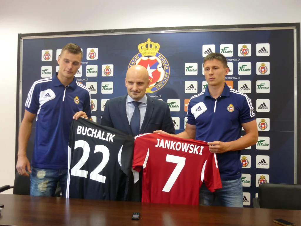 Od lewej: Michał Buchalik, prezes Jacek Bednarz i Maciej Jankowski Od lewej: Michał Buchalik, prezes Jacek Bednarz i Maciej Jankowski