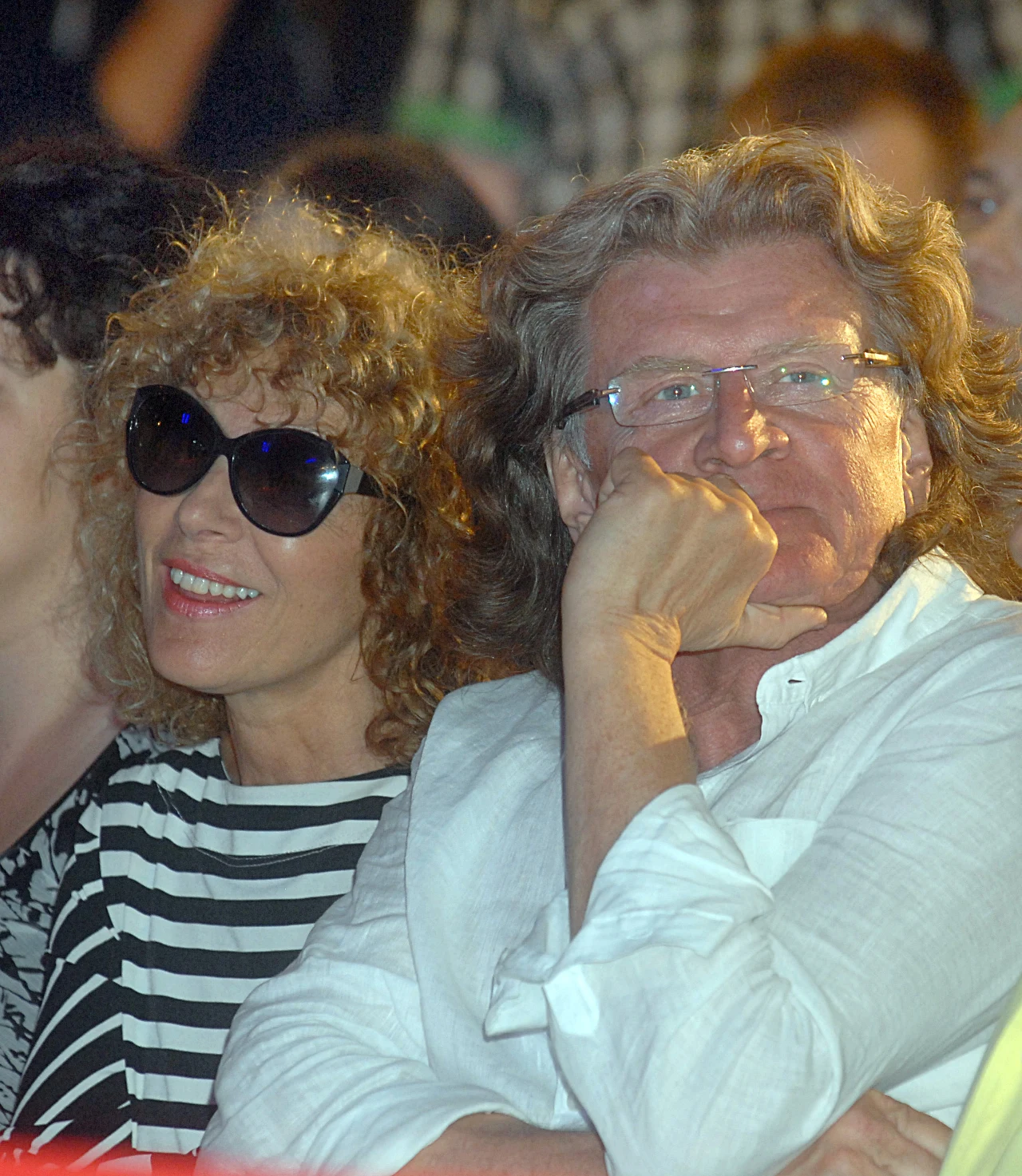 Zbigniew Wodecki na premierze albumu Ireny Santor Zbigniew Wodecki na premierze albumu Ireny Santor