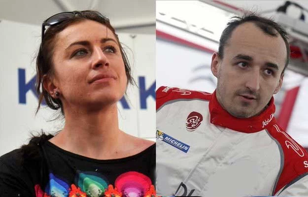 Justyna Kowalczyk i Robert Kubica