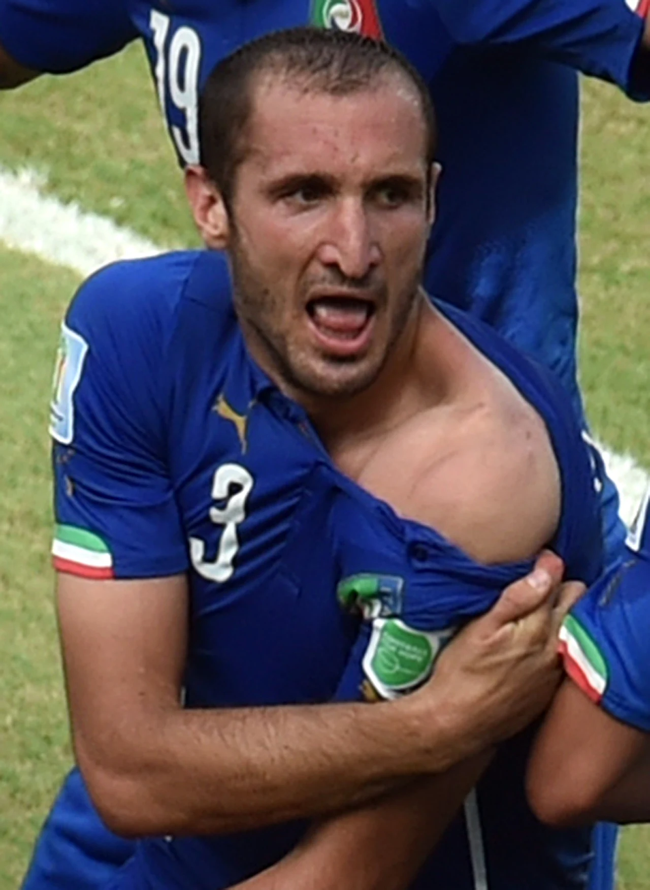 Giorgio Chiellini, "ofiara" Suareza