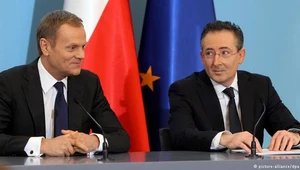 Donald Tusk i Bartłomiej Sienkiewicz