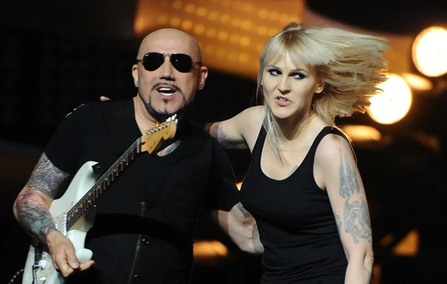 Agnieszka Chylińska i Grzegorz Skawiński na festiwalu TopTrendy