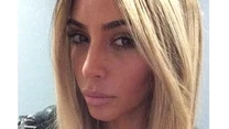 Kim Kardashian jako blondynka. Zdjęcie pochodzi z oficjalnego profilu celebrytki w serwisie Instagram