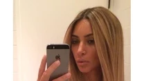 Kim Kardashian jako blondynka. Zdjęcie pochodzi z oficjalnego profilu celebrytki w serwisie Instagram